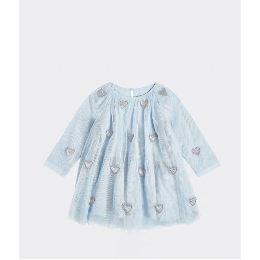 NEW Stella McCartney Kids Hear Blue‎ Dress 9 months